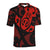 Maori Red Mangopare Polo Shirt Unisex Black - Polynesian Pride