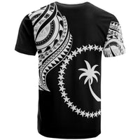 Chuuk State Custom T Shirt Chuuk State Tatau White Patterns - Polynesian Pride