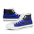 Palau Custom Personalised High Top Shoes Blue - Polynesian Tentacle Tribal Pattern Crest - Polynesian Pride