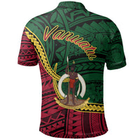 Vanuatu Polo Shirt Tanna Seal Of Vanuatu Polynesian Patterns - Polynesian Pride