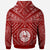 Tahiti Custom Hoodie Tahiti Seal In Polynesian Tattoo Style (Red) - Polynesian Pride