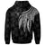 Niue Custom Hoodie Polynesian Wings (White) - Polynesian Pride