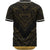 Palau Baseball Shirt - Polynesian Gold Patterns Collection - Polynesian Pride