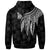 Wallis and Futuna Custom Hoodie Polynesian Wings White - Polynesian Pride