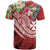 Wallis and Futuna Polynesian T Shirt Summer Plumeria (Red) - Polynesian Pride