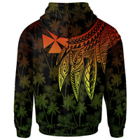 Wallis and Futuna Custom Hoodie Polynesian Wings Reggae - Polynesian Pride