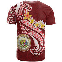 Hawaii Custom T Shirt Hawaii Seal Polynesian Patterns Plumeria - Polynesian Pride
