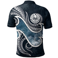 Tahiti Polynesian Polo Shirt Ocean Style - Polynesian Pride