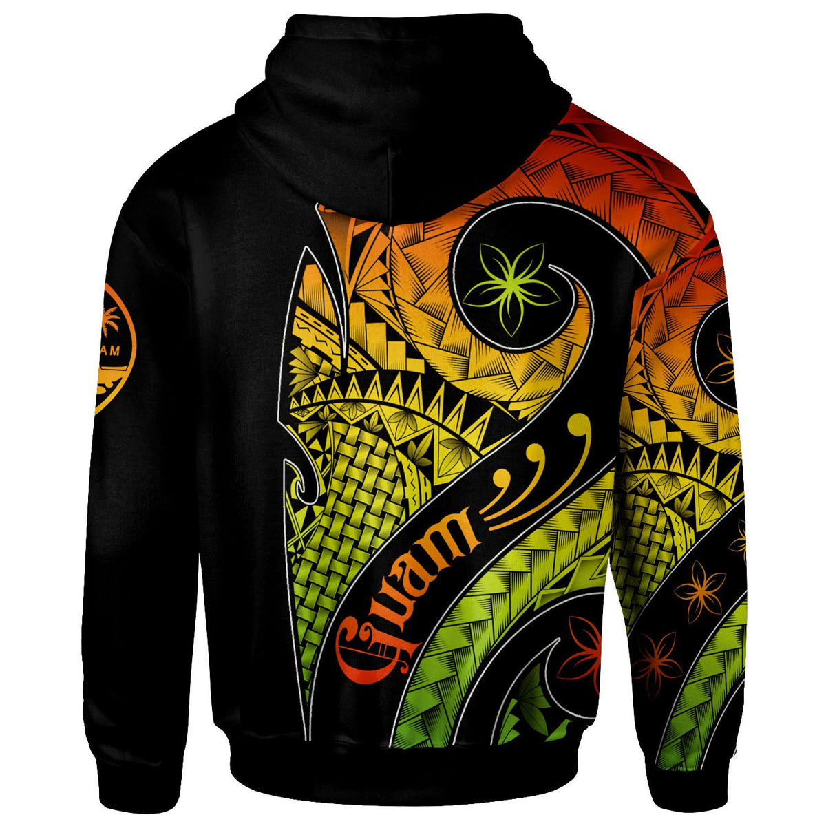 Guam Custom Hoodie Guam Polynesian Decorative Patterns - Polynesian Pride