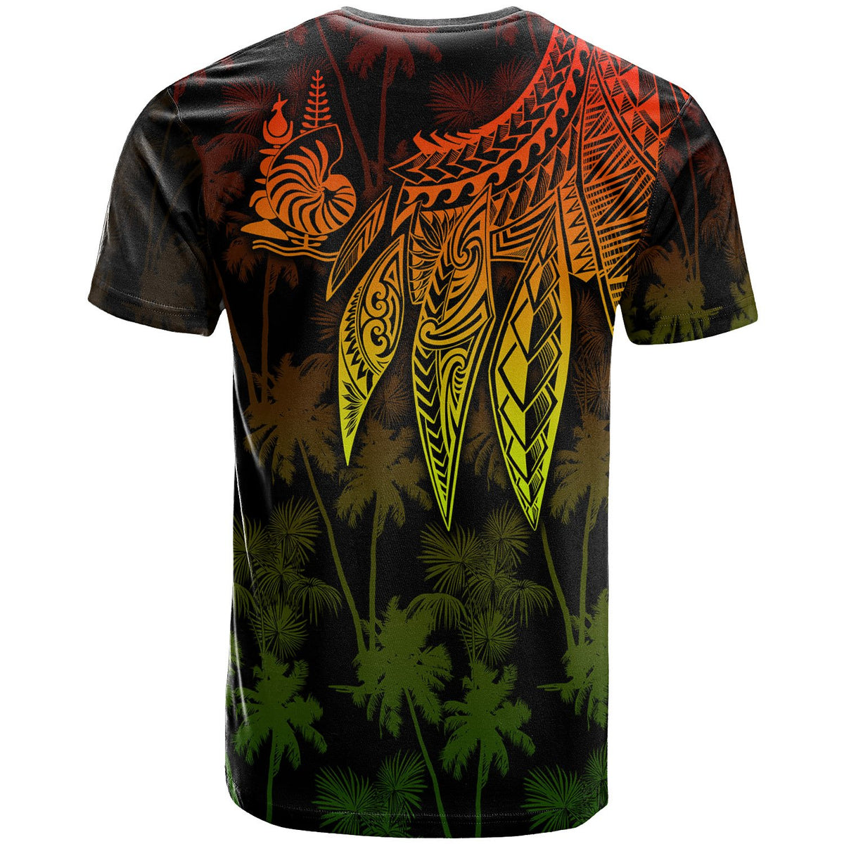 Wallis and Futuna T Shirt Polynesian Wings Reggae - Polynesian Pride