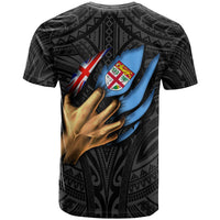 Fiji Custom T Shirt Fiji In Me (Black) - Polynesian Pride