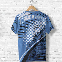 Kosrae T Shirt Kosrae Flag Tides Style Special K6 - Polynesian Pride