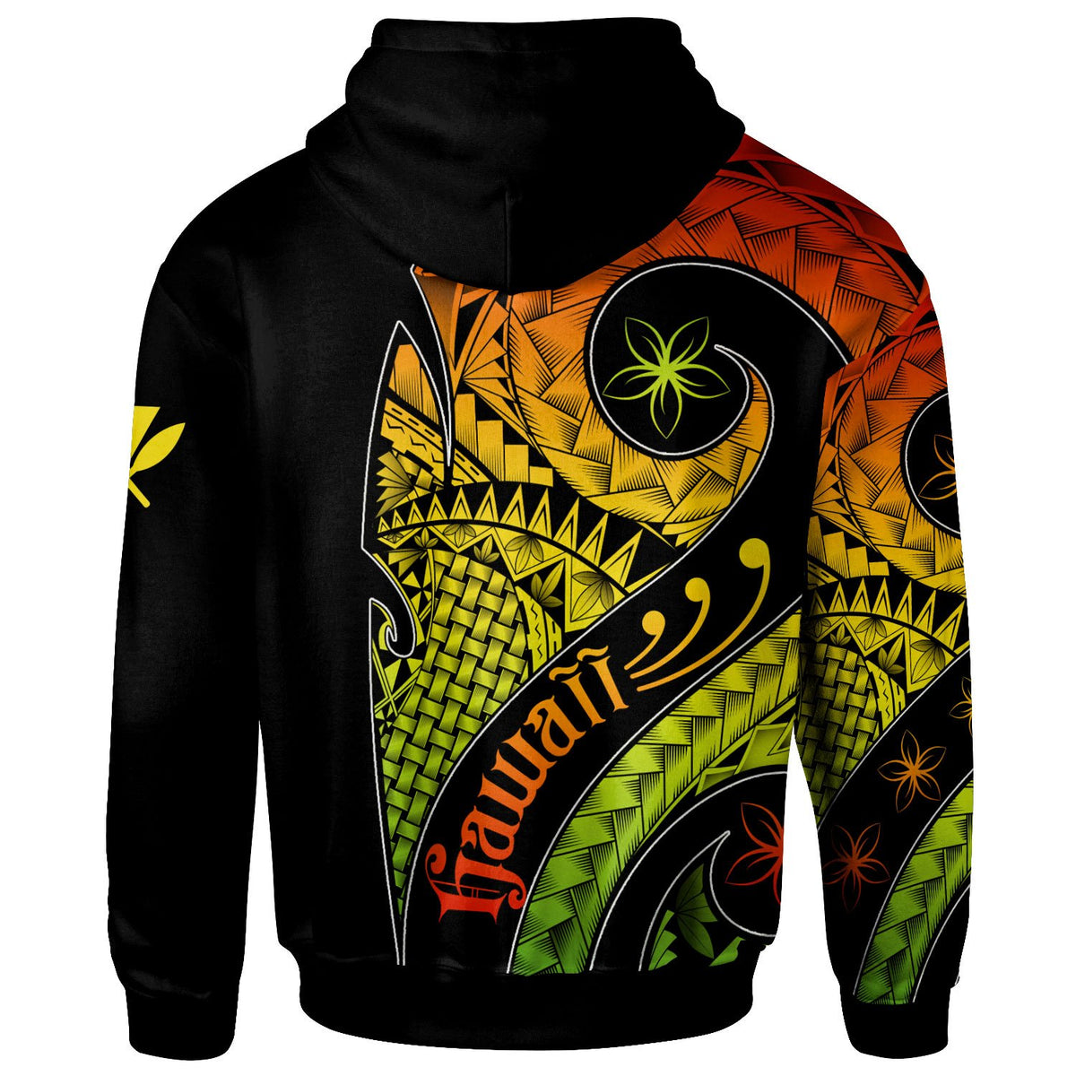 Hawaii Zip up Hoodie Hawaii Polynesian Decorative Patterns - Polynesian Pride