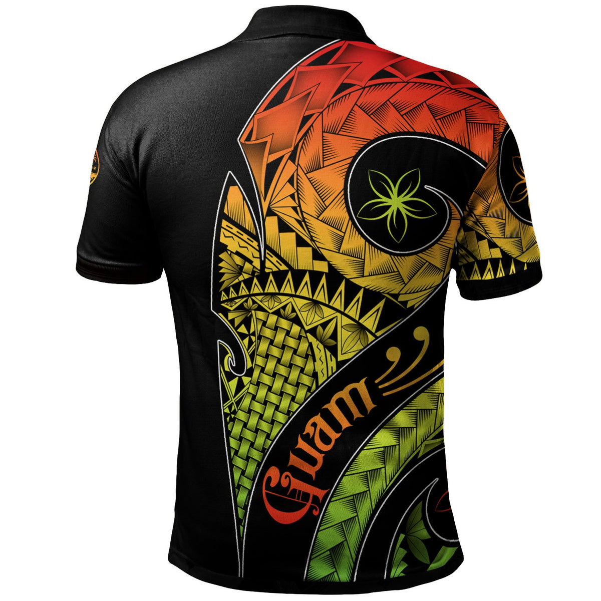Guam Custom Polo Shirt Guahan Polynesian Decorative Patterns - Polynesian Pride