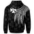 Wallis and Futuna Custom Hoodie Polynesian Wings White - Polynesian Pride