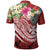 Wallis and Futuna Polynesian Polo Shirt Summer Plumeria (Red) - Polynesian Pride