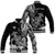 (Custom Personalised) Hawaii Polynesian Baseball Jacket Wild Hammerhead Sharks LT13 Unisex Black - Polynesian Pride