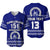 (Custom Text and Number) Tonga Tupou College Toloa Baseball Jersey 156 Years Anniversary Tongan Ngatu LT13 Blue - Polynesian Pride