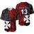 (Custom Text and Number) Wallis and Futuna Baseball Jersey Enjoy Polynesian Flowers LT13 Red - Polynesian Pride