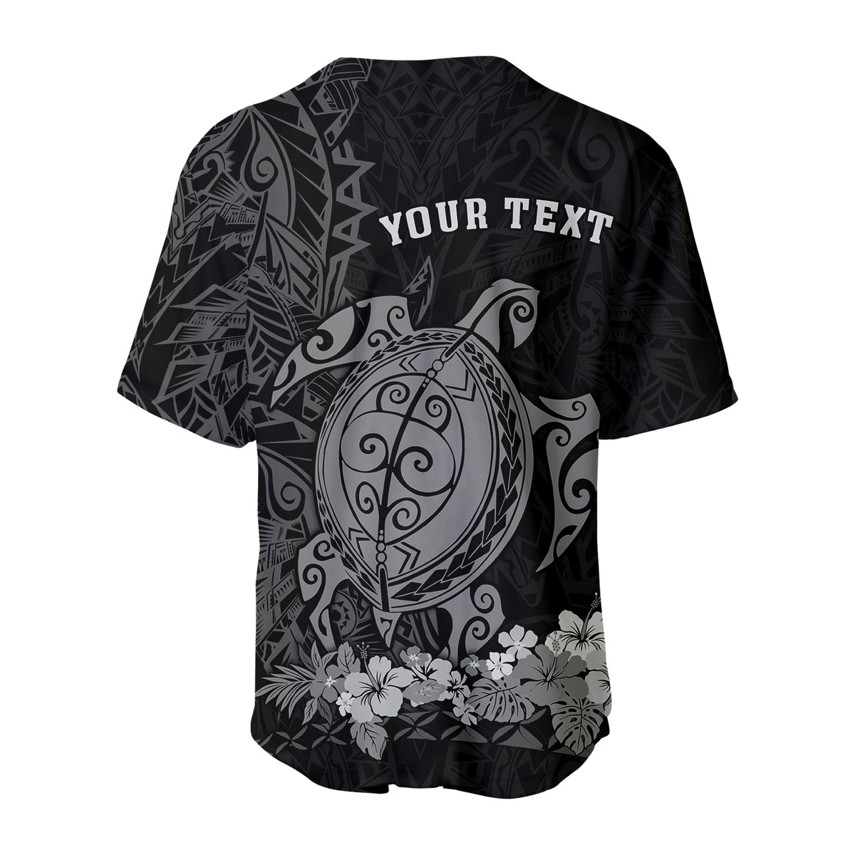 (Custom Personalised) Hawaii Polynesian Baseball Jersey Gray Sea Turtles Hawaiian LT13 - Polynesian Pride