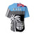 Fiji Tapa Pattern Baseball Jersey Coconut Tree LT13 - Polynesian Pride