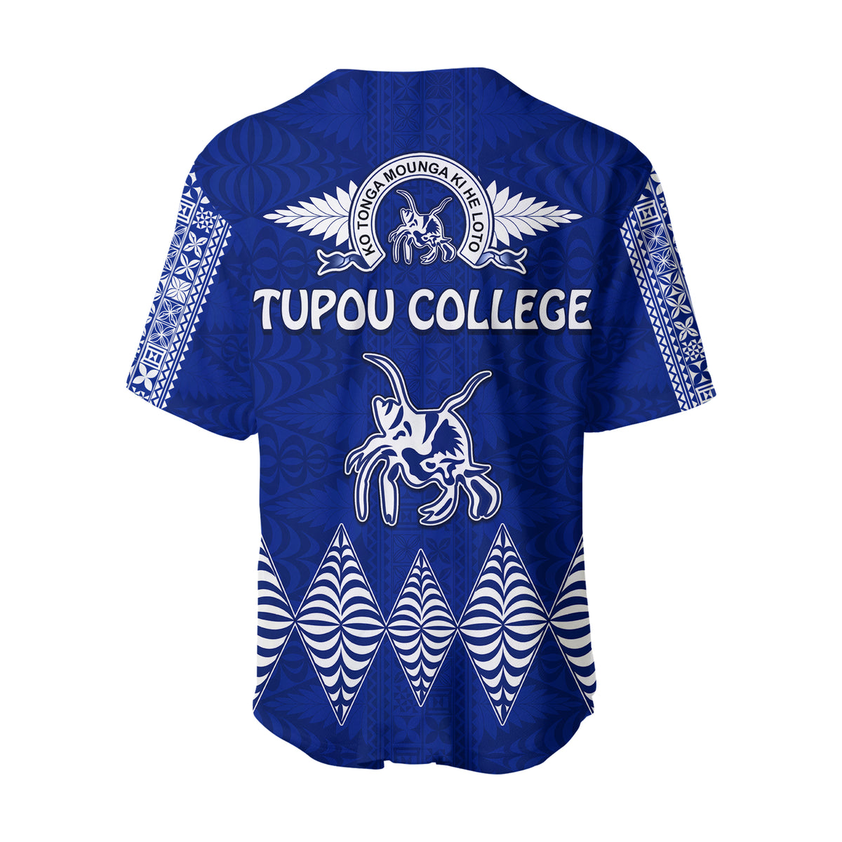 Tupou College Baseball Jersey Always Proud of Old Boys Toloa LT13 - Polynesian Pride