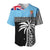 (Custom Personalised) Fiji Tapa Pattern Baseball Jersey Coconut Tree LT13 - Polynesian Pride