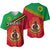 Vanuatu Baseball Jersey Pattern Sand Drawing LT13 Red - Polynesian Pride