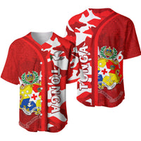 Tonga Unique Baseball Jersey Camouflage with Tongan Pattern LT13 - Polynesian Pride