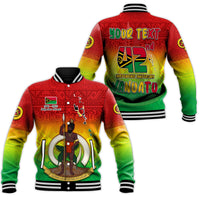 (Custom Personalised) Vanuatu Independence Day Baseball Jacket 42nd Anniversary Yumi Yumi Yumi LT13 Unisex Red - Polynesian Pride