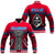 Guam Chamorro Baseball Jacket Latte Stone Red Polynesian Haligi LT13 Unisex Red - Polynesian Pride