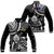 Guam and Philippines Baseball Jacket Guaman Filipinas Together Black LT14 Unisex Black - Polynesian Pride