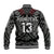 (Custom Text and Number) New Zealand Silver Fern Rugby Baseball Jacket All Black NZ Maori Pattern LT13 - Polynesian Pride