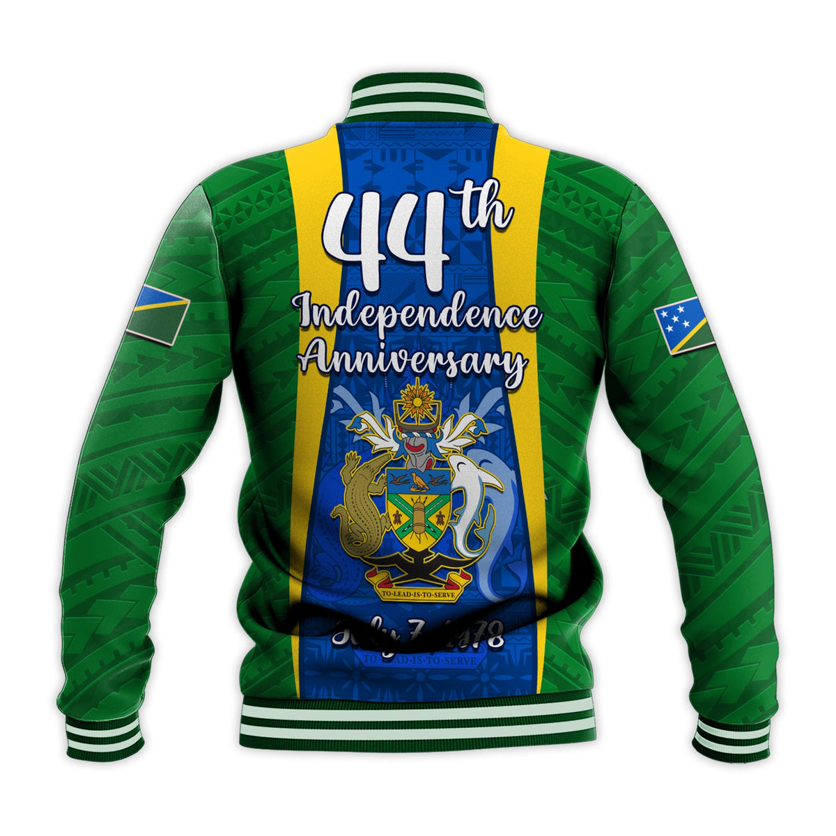 Solomon Islands Day Baseball Jacket 44 Years Independence Anniversary LT13 - Polynesian Pride