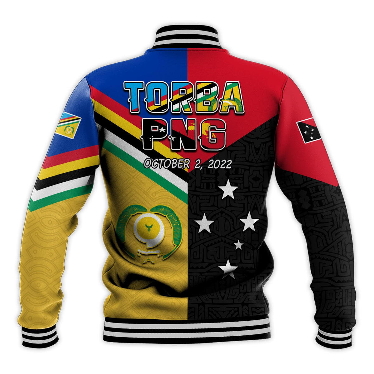 Torba PNG Day Baseball Jacket 2022 Simple Polynesia LT13 - Polynesian Pride