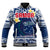 Samoa Baseball Jacket Samoan Plumeria Flowers Mix Polynesian Pattern LT14 - Polynesian Pride