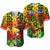 (Custom Personalised) Hawaii Flowers Baseball Jersey Color Tribal Pattern Hawaiian Ver.02 LT13 Reggae - Polynesian Pride