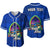 (Custom Personalised) Guam Baseball Jersey Hafa Adai Latte Stone Proud Chamorro Ver.02 LT14 Blue - Polynesian Pride