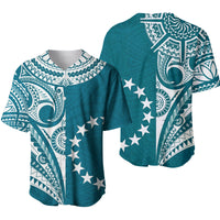 Cook Islands Tatau Baseball Jersey Symbolize Passion Stars Version Blue LT13 Blue - Polynesian Pride