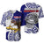 American Samoa Independence Day Baseball Jersey Polynesian Special Version LT14 Blue - Polynesian Pride