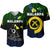 Malampa Province Baseball Jersey Native Canoe Mix Vanuatu Pig Tusk Black Version LT14 Black - Polynesian Pride