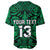 (Custom Text and Number) New Zealand Silver Fern Rugby Baseball Jersey All Black Green NZ Maori Pattern LT13 - Polynesian Pride