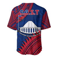 F.A.S.T Samoa Baseball Jersey Samoan Coat Of Arms Polynesian Pattern LT14 - Polynesian Pride