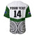 (Custom Text And Number) New Zealand Silver Fern Rugby Baseball Jersey Maori Pacific LT14 - Polynesian Pride