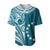 (Custom Text and Number) Cook Islands Tatau Baseball Jersey Symbolize Passion Stars Version Blue LT13 - Polynesian Pride