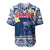 Samoa Baseball Jersey Samoan Plumeria Flowers Mix Polynesian Pattern LT14 - Polynesian Pride