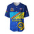 (Custom Personalised) Torba Vanuatu Province Baseball Jersey Mix Australia Flag LT13 Blue - Polynesian Pride