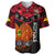 Papua New Guinea Rugby Baseball Jersey PNG Kumuls Bird Of Paradise Black LT14 - Polynesian Pride