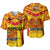 Papua New Guinea Rugby Baseball Jersey PNG Kumuls Bird Of Paradise Yellow LT14 Yellow - Polynesian Pride