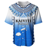Personalised Fiji Baseball Jersey Kaiviti Fijian Special Tapa Pattern LT14 - Polynesian Pride